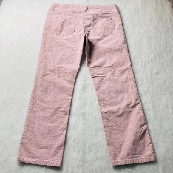 Chadwicks Womens Pink High Rise Corduroy Classic Straight Leg Pants Size 16 - Picture 2 of 8